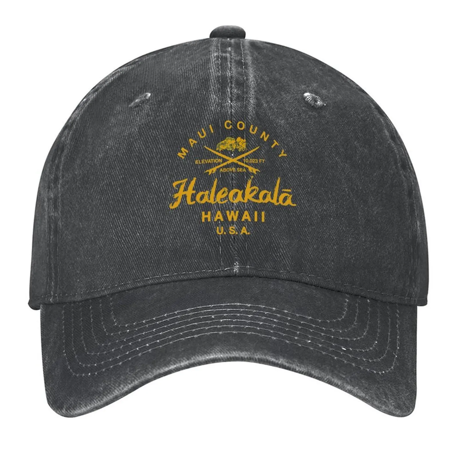 

Haleakala Summit Maui Hawaii Vintage Baseball Cap Beach Bag Funny hats luxury woman cap Streetwear Hats For Women Men's