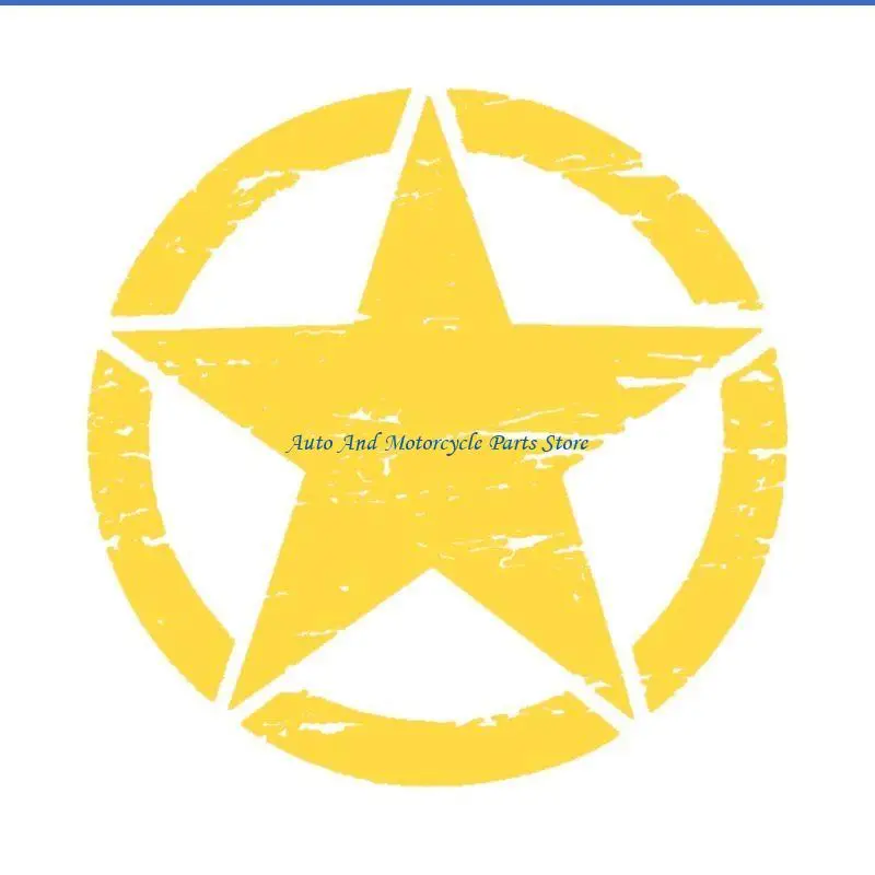 

P9FD украшение на капот двигателя внедорожника наклейка в форме звезды наклейка на кузов автомобиля ПВХ наклейки наклейка