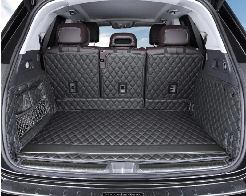 Custom car trunk mats for Mercedes Benz GLE 300d 400d 350 450 580 SUV V167 W167 5 seats 2024-2020 boot carpets cargo liner cover