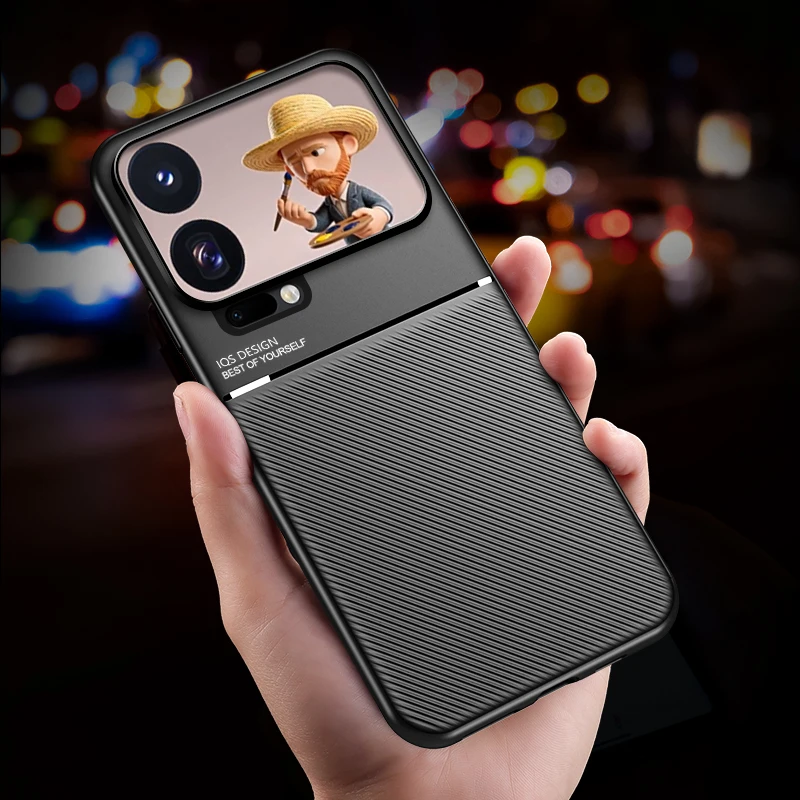 Capa de proteção original de luxo e resistente a impactos para Xiaomi 18 Pro Max, capa traseira com fecho magnético para Xiaomi 18 Pro, capa traseira para Xiaomi 18 Pro.