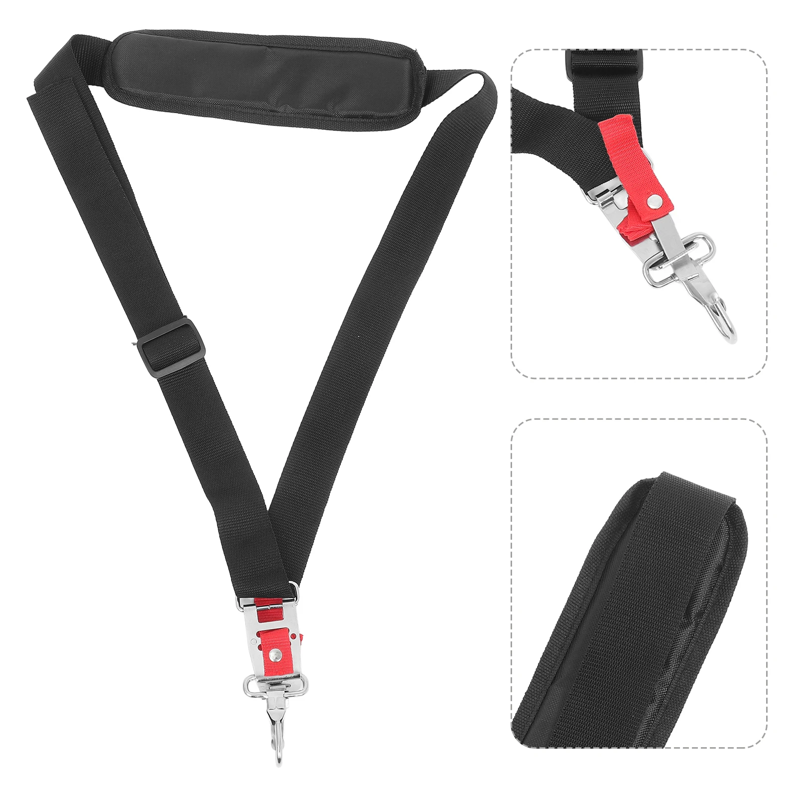 Correia para cortador de grama, cinto de corte de ombro único, soprador de folhas, ajustável, confortável, almofada macia espessada, acessórios de ferramentas de jardinagem