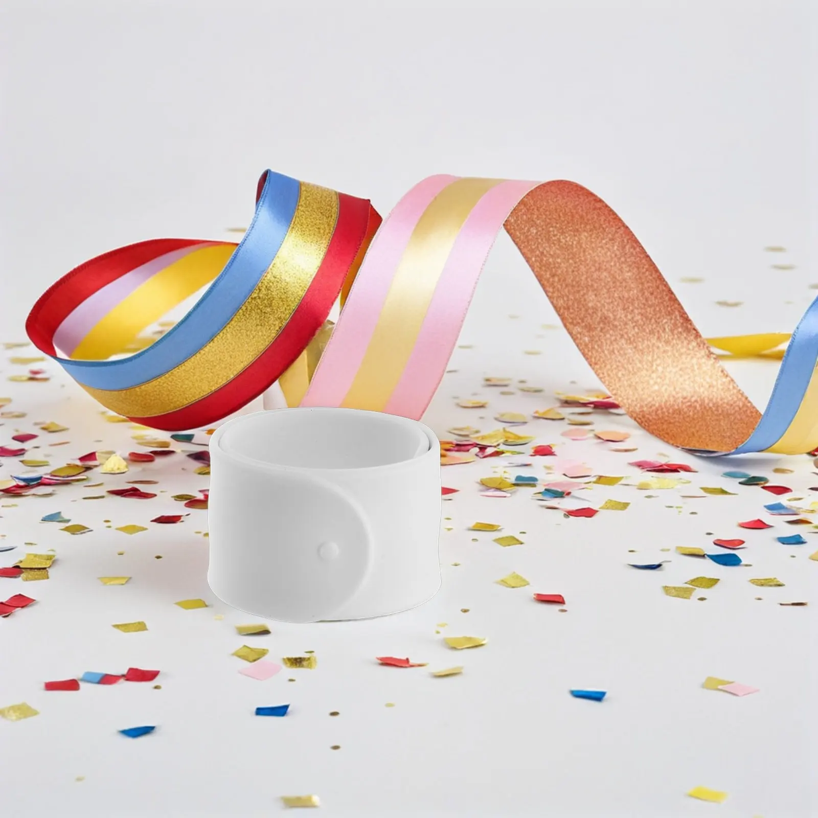 

Набор из 12 силиконовых браслетов-защелок: заготовки для самостоятельного оформления, мягкие, многоразовые, для подарков на день рождения, праздничных сувениров, групповых мероприятий