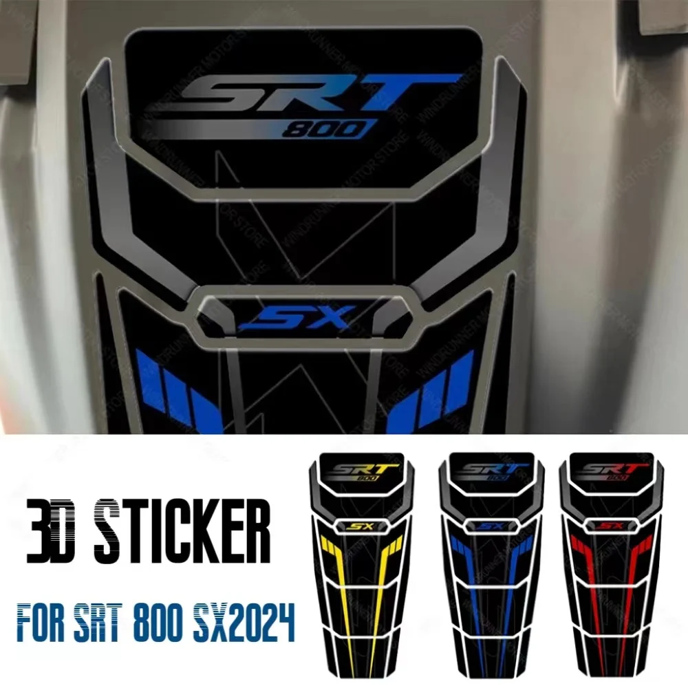 For SRT 800 SX 2024 Motorcycle Accessories Waterproof Protective Sticker Tank Pad Sticker 3D Epoxy Resin Protective Sticker