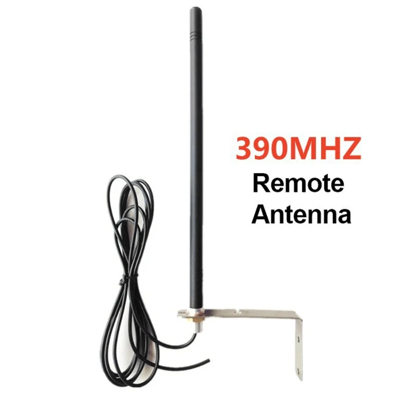 390MHz External Antenna Extendable Remote Control Distance Up To 250 Meters Garage Door Gate Aerial Signal Booster 6.56ft Cable