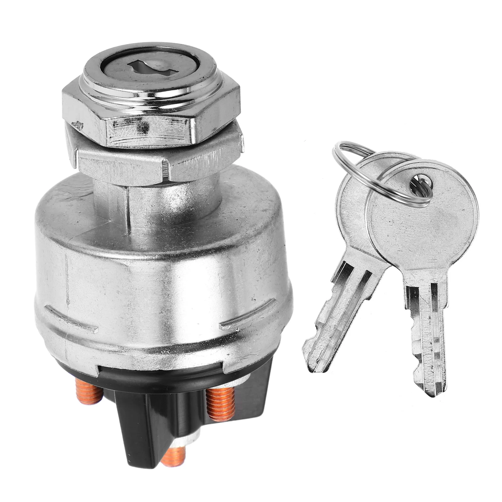 Ignition Switch Agricultural Vehicle Keys Zinc Alloy Chrome Plating Starter Assembly