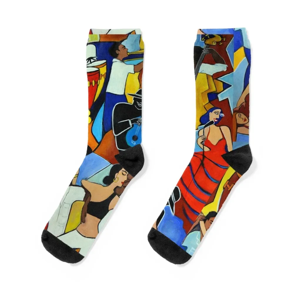 

Salsa Sauvage Socks hiking cotton designer Running Ladies Socks Men's