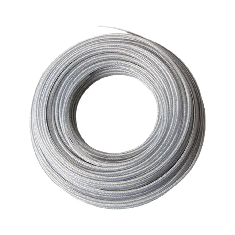 5/10/15M Landscaping Wire Steel Core Trimmer Line For Tackling Tough Grass Flexible Length Options Steel Core Grass Rope