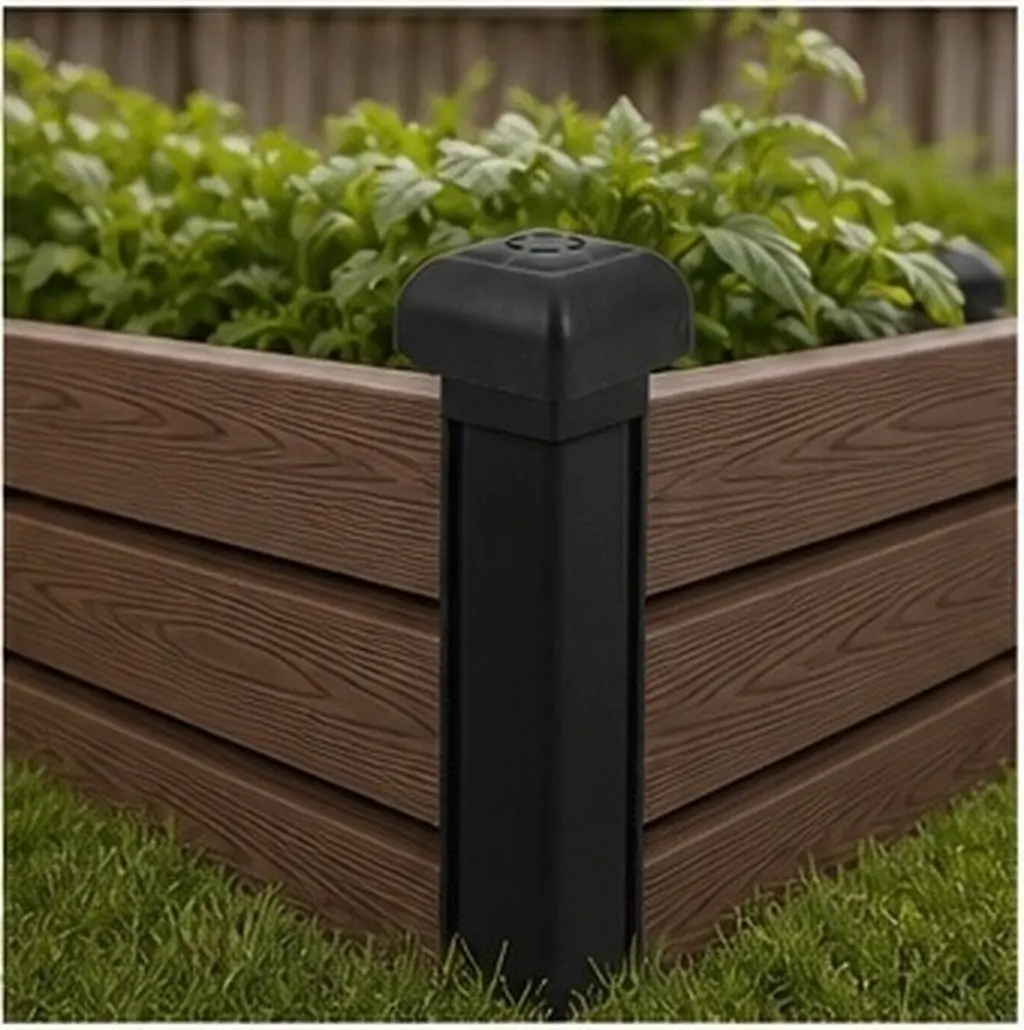 16Pcs Flower Box Cover Vegetable Planter Box Caps Raised Garden Planter Replacement Frame Corner Protectors Outdoor Planting