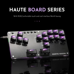 Haute42- COSMOX Mini stick zręcznościowy kontroler Fightstick Hitbox na PC /Ps3/ Ps4/przełącznik drążek arkadowy fight stick ps4