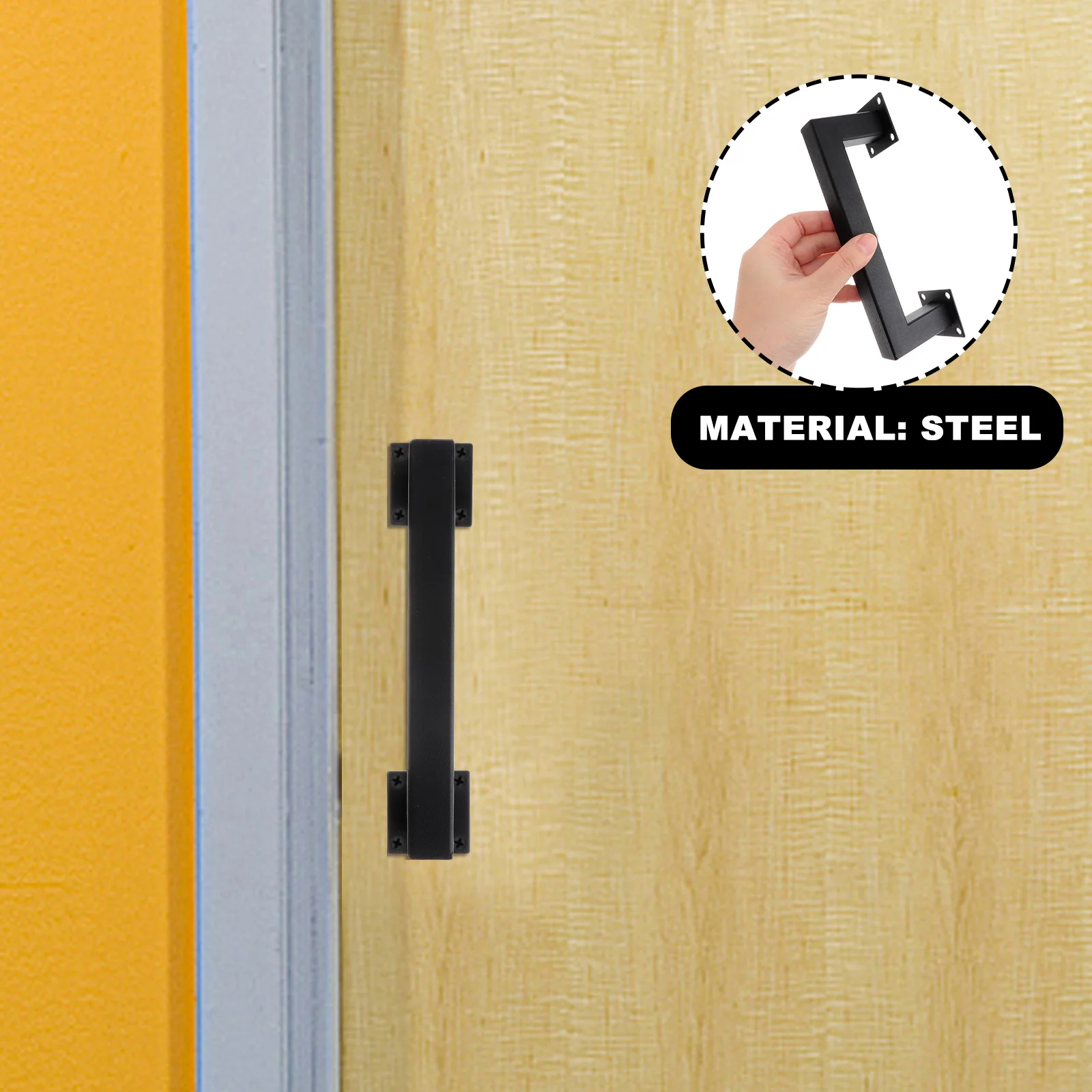 

1Set Authentic Pull Handle Multipurpose Barn Door Handle Sliding Wood Metal Doors Gate Closet Furniture