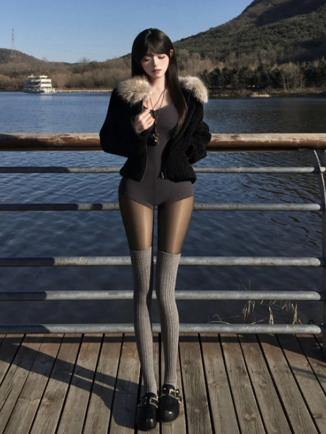 

Винтажное женское зимнее пальто в стиле Ретро Хепберн, свободного кроя, с отложным воротником, на молнии, теплый, длинный, с капюшоном