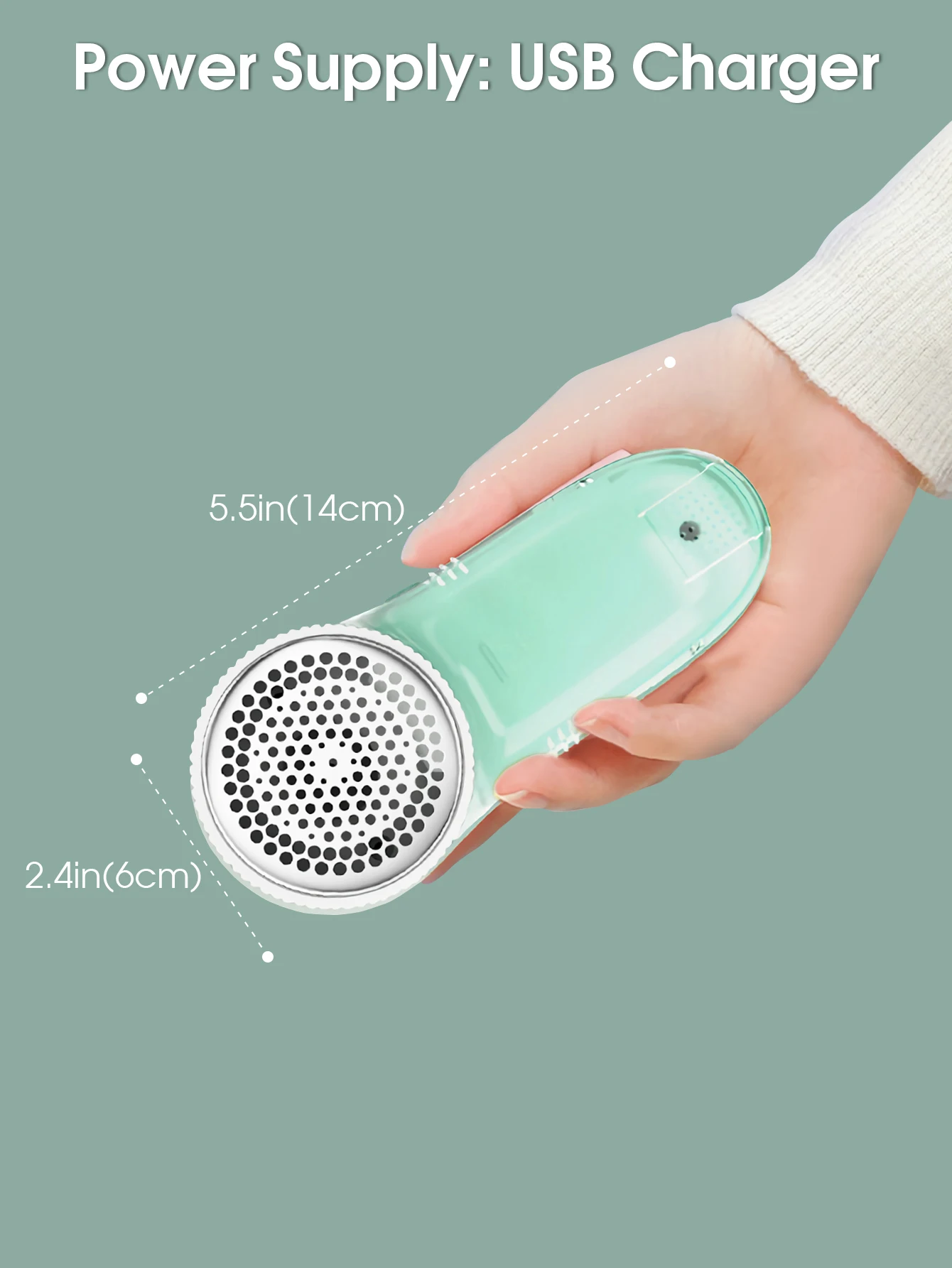 Electric Lint Remover For Clothes Fuzz Pellet Sweater Fabric Hair Ball Trimmer Portable Rechargeable Detachable Cleaning