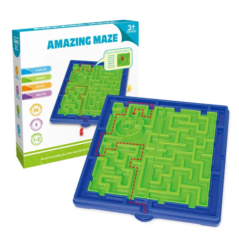 Kids Educational Maze Puzzle Game Parent-child Interactive Logical Thinking Training Birthday Gift