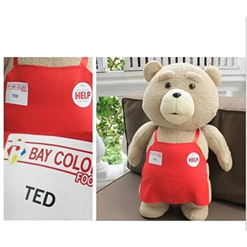 Teddy Bear Ted 2 Plush Toys Soft Stuffed Ted Bear Toys Dolls Halloween Carnival Cosplay Costume