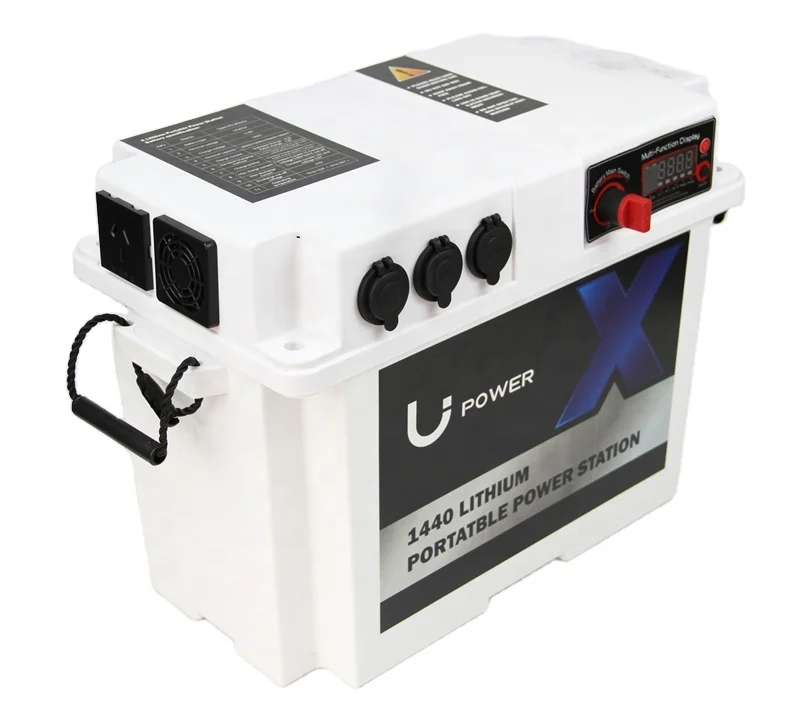 Portable Power Station 1000W 200AH AC Car and Solar Charger For Outdoor Camping Boat and Trailer