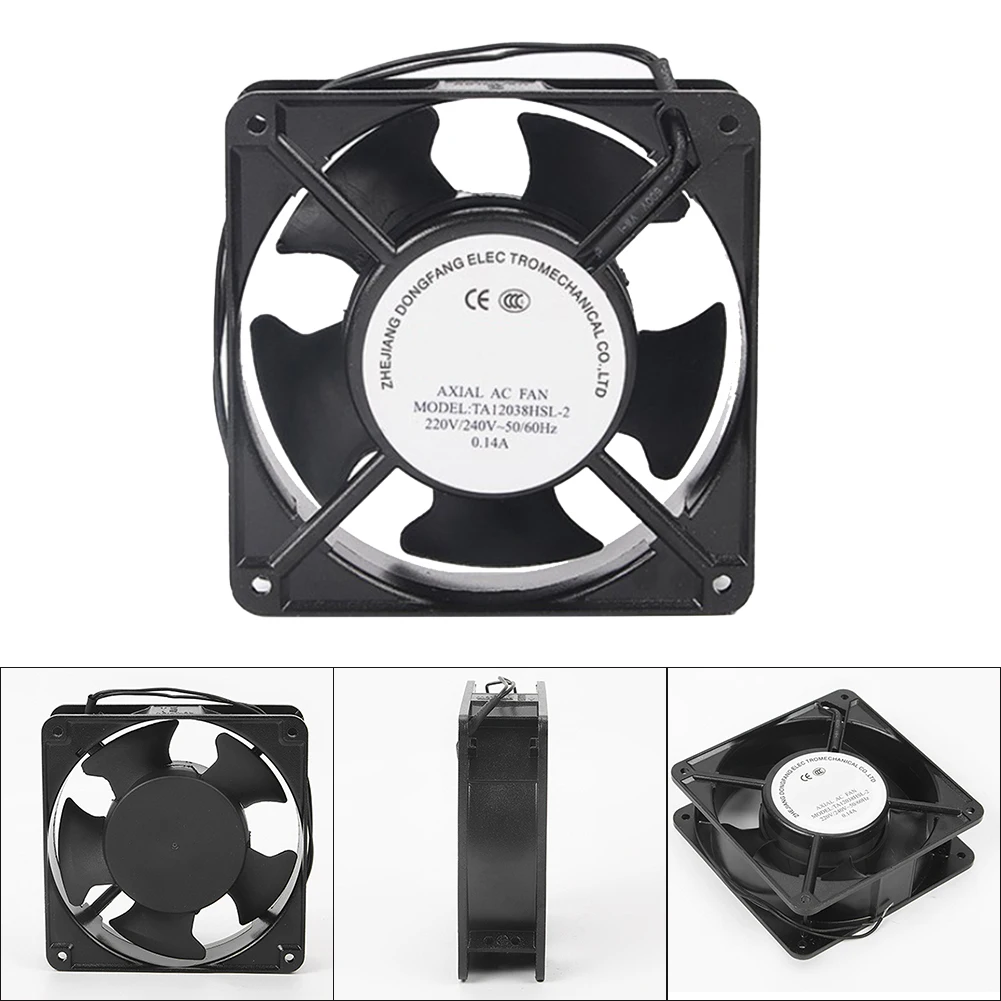 Şömine Kasetleri için Yüksek Sıcaklık Eksenel Fan Metal Kanatlar Kompakt Tasarımda Verimli Hava Akışı ve Sessiz Çalışma Sağlar