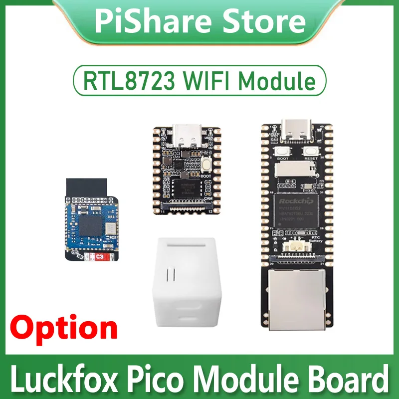 RTL8723 WIFI Expansion Module Board For Luckfox Pico Max/Luckfox Pico Pro/Luckfox Pico Plus/Luckfox Pico Mini B