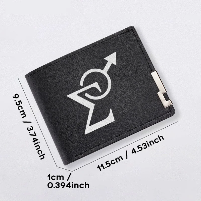 SIGMA MENS SYMBOL LOGO PORtafoglio sottile da uomo in pelle PU LEGGERO DURABILE DESIGN DI MODA BUSINESS PER L'uso quotidiano