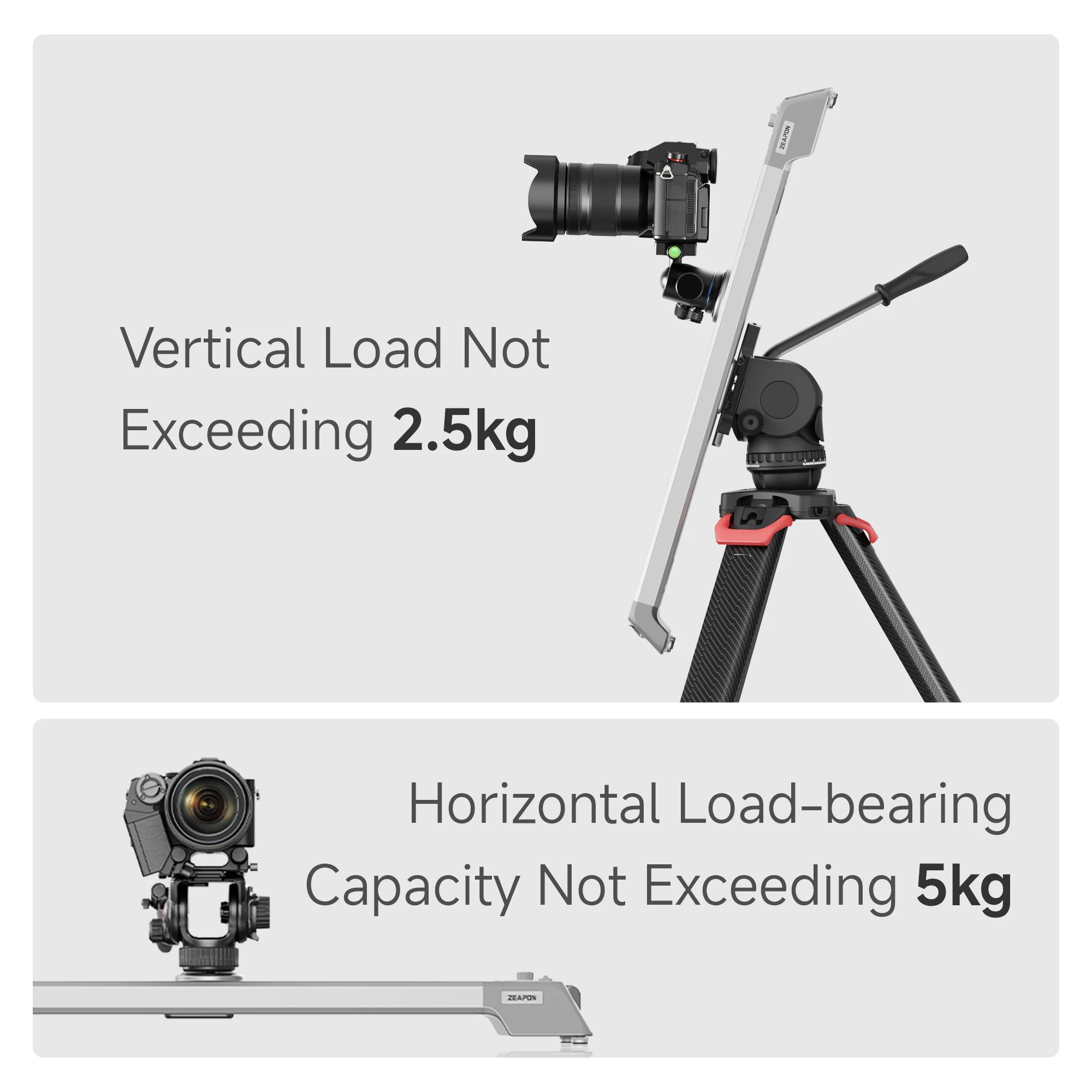 ZEAPON EVO D40 EVO D60 Electric Slide Rail Cameras Video Electric Track For DSLR/Mirrorless Cameras