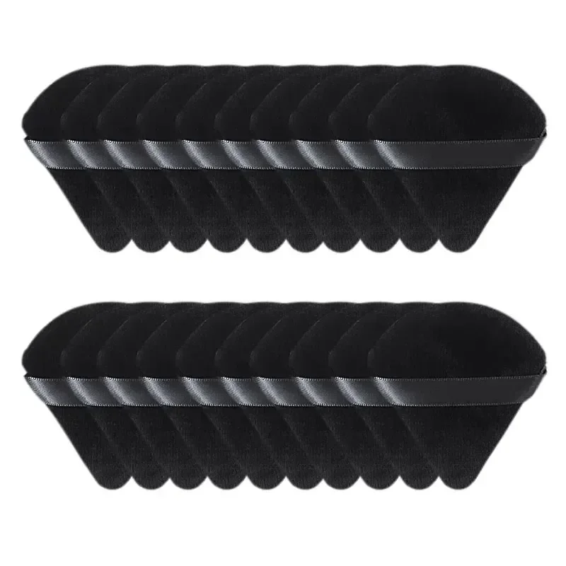 2/5/10/20 Stuks Driehoek Poederdons Nat Droog Gebruik Voor Losse Poeder Vloeibare Cosmetische Zachte Pluche poederdons Make-Up Foundation Nieuw In T