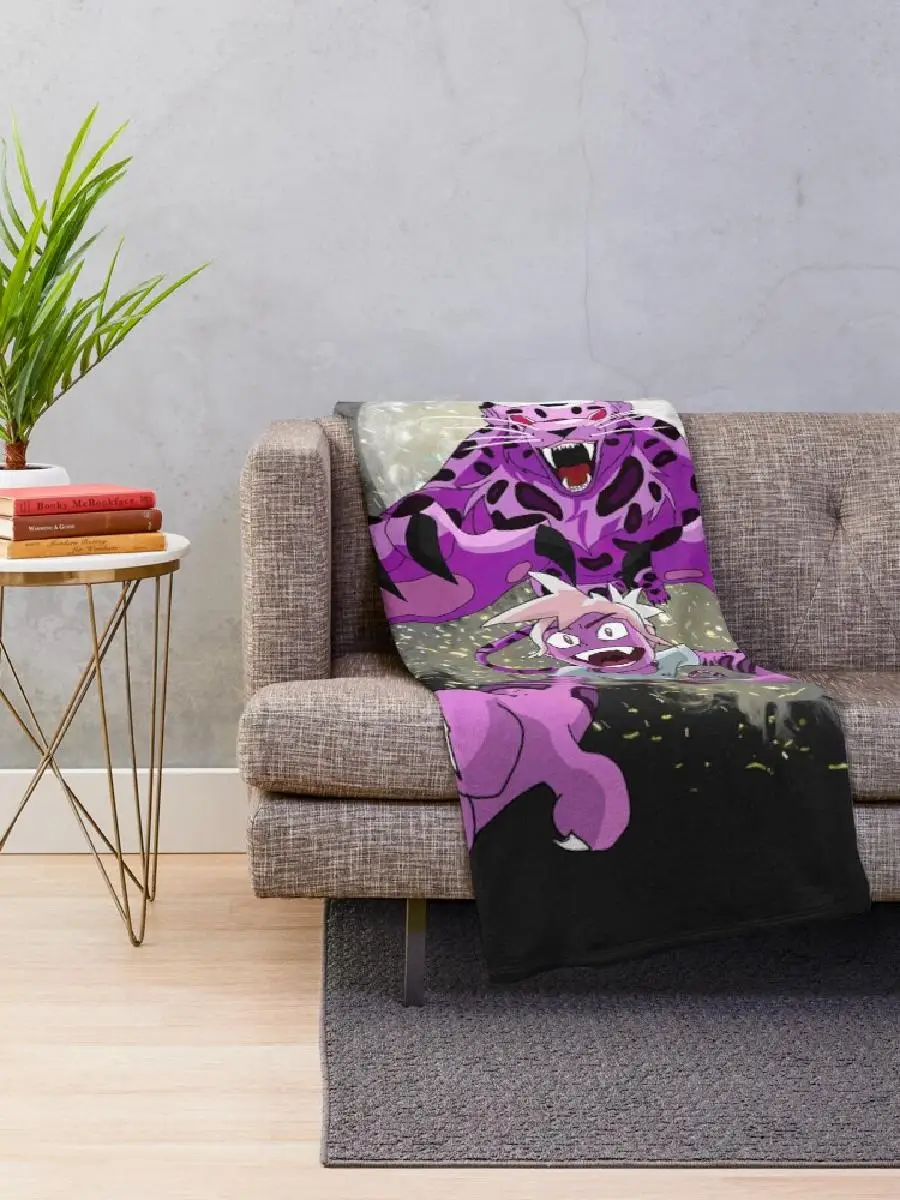 Kipo and the Age of Wonderbeasts Throw Blanket  Soft Cozy Plush for Kids and Adults Perfect for Couch or Bedroom