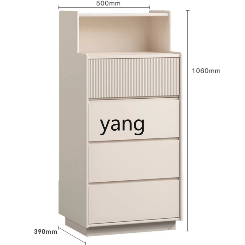 

Yhl Chest of Drawers Solid Wood Chest of Drawers Modern Minimalist Living Room Bedroom Locker Storage Cabinet