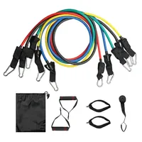 150LB 11Pcs/Set Latex Resistance Bands Exercise Fitness Expander Pull up Band Gym Fitness Pull Rope Elastic Training Expander