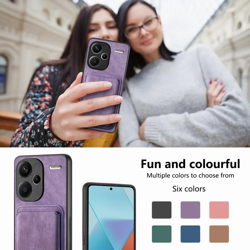 Per Xiaomi Redmi Note 13 Pro Plus 5G custodia 2 in1 Cover posteriore staccabile Leaher per Redmi Note 12 Turbo 12S 11S 10S 11 13 Pro + Etui