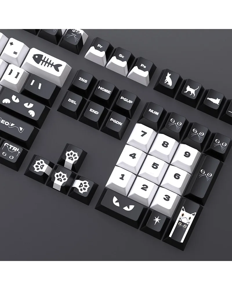 

Keycap Sublimation Original Mechanical Keyboard PBT Small Full Set 126 Customized