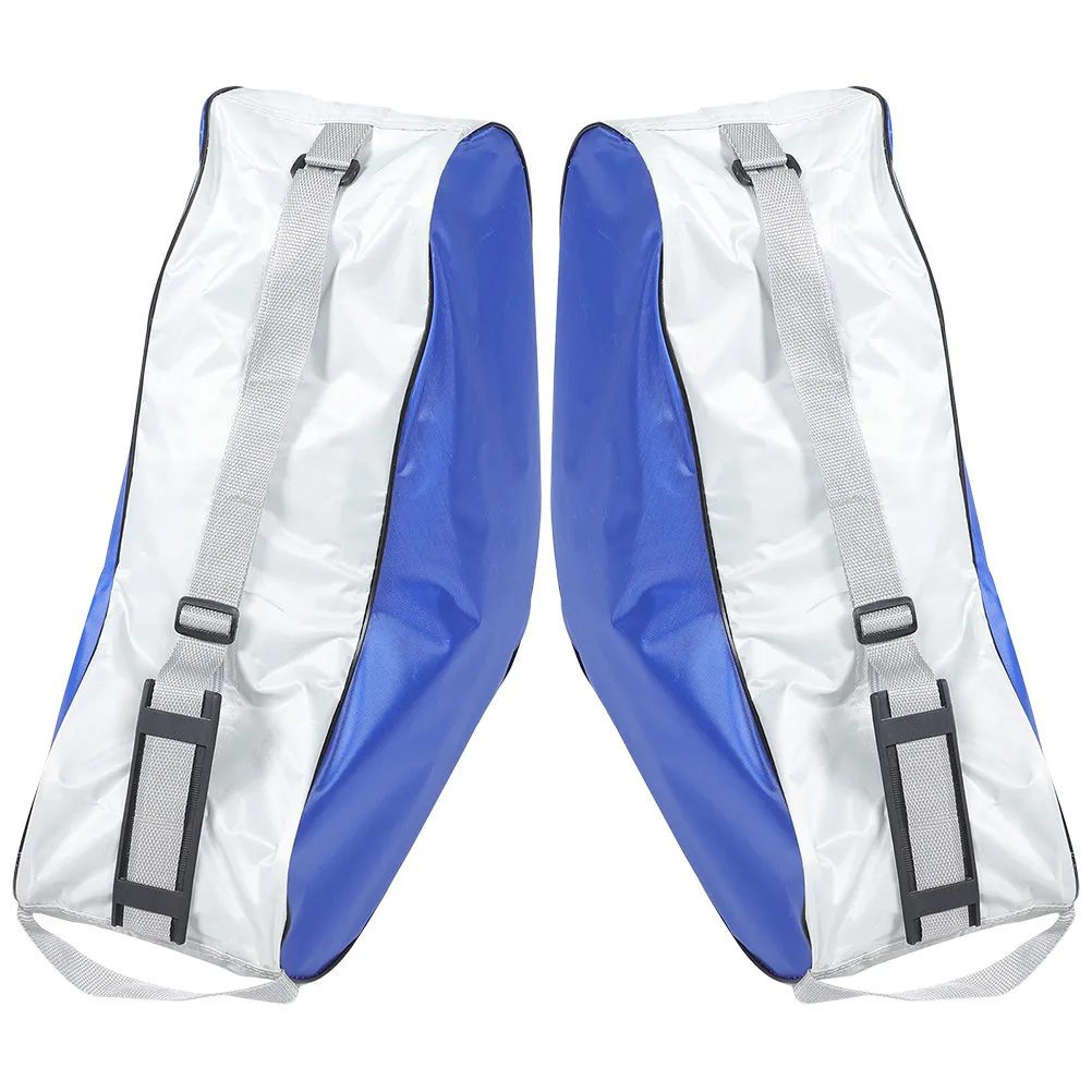 

2Pcs Roller Skates Pouch Stylish Bright Color Waterproof Oxford Fabric Skate Bag for Girls Ice Skates Storage Roller Carrier