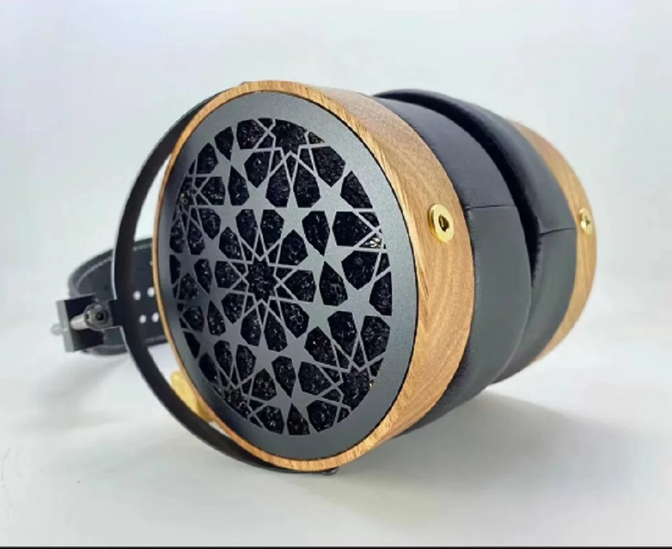DIY 헤드폰 외장 키트, 나무 쉘 컵, 헤드셋 헤드밴드, 하프 파트, HIFI 음악 애호가 이어폰, HiFIMAN AUDEZE LCD, 100mm