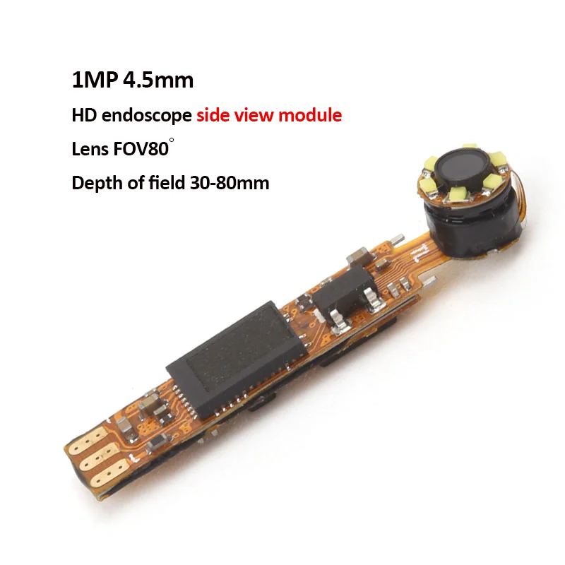 1MP 4.5mm HD Side View Endoscope Module USB Industrial Pipeline Inspection Using EZ-EN45L-SP