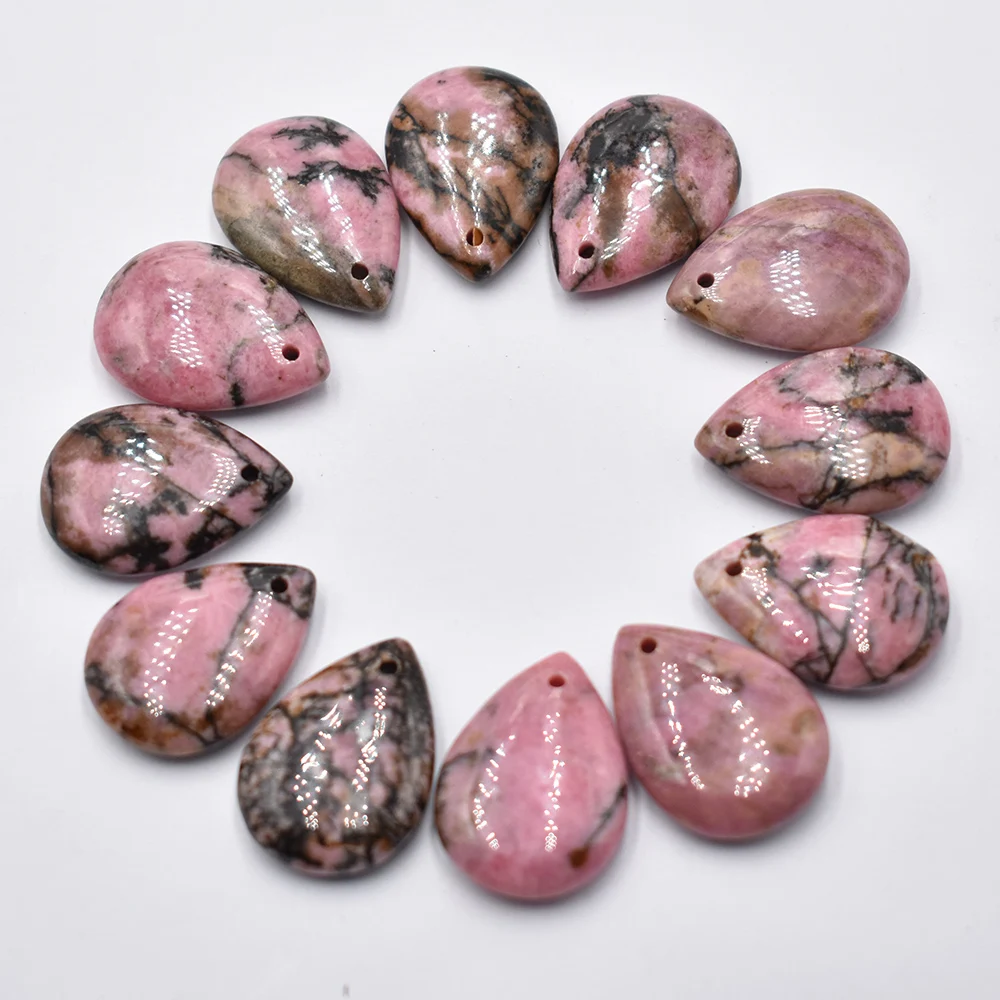 Fashion good quality natural tiger eye stone amethyst water drop charms pendants for jewelry making 12ps/lot free shipping