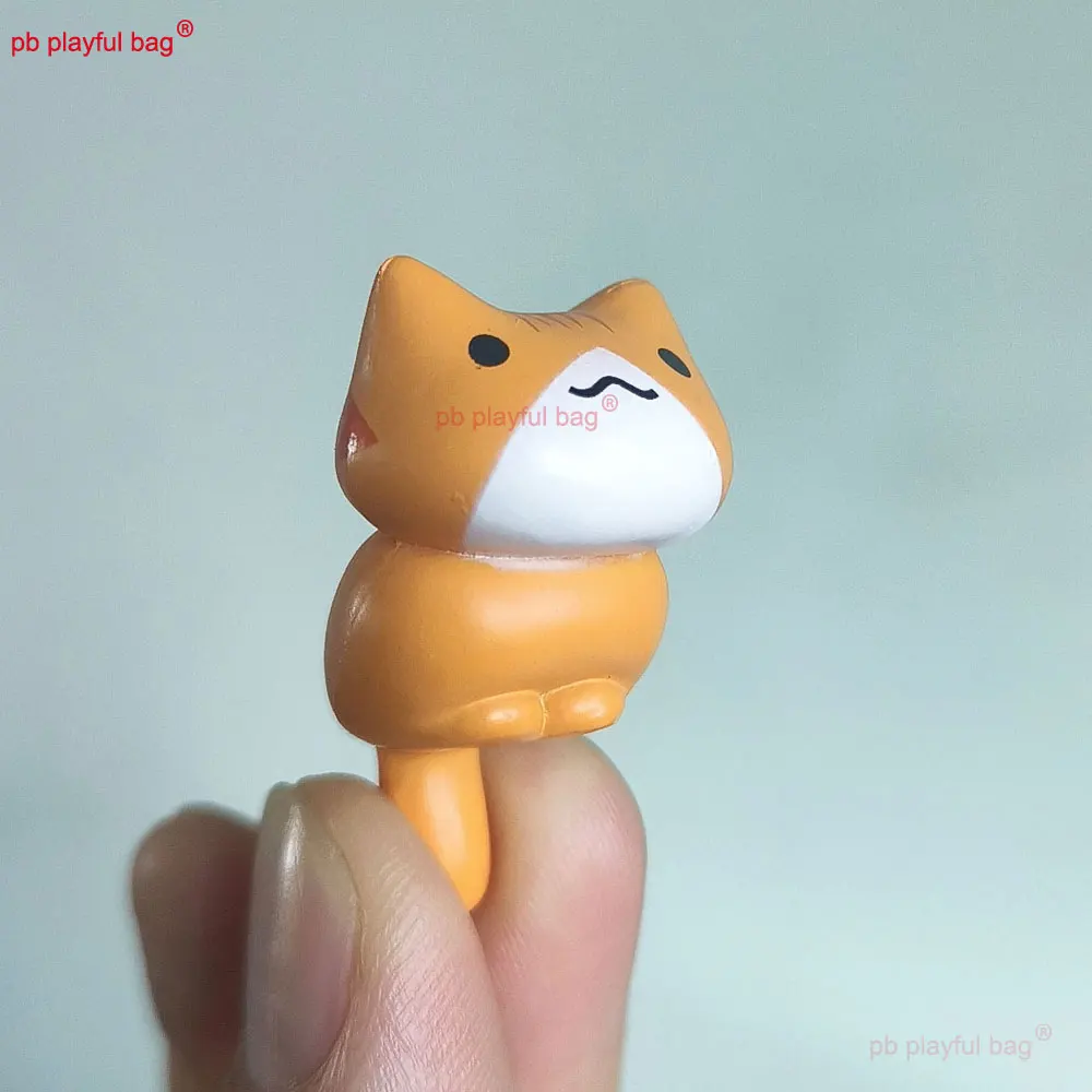 6 개/대 귀여운 일본 고양이 액션 그림 DIY 마이크로 풍경 분재 장식품 Kawaii 인형 어린이 장난감 선물 행운의 고양이 ZG345