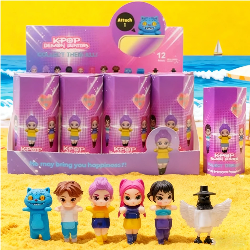 

*-*В наличии Kpop Demon Hunters Devil Blind Box Saja Collect Аниме Фигурка Детская вечеринка Косплей Игры Мультфильм Декор Рождественский подарок//