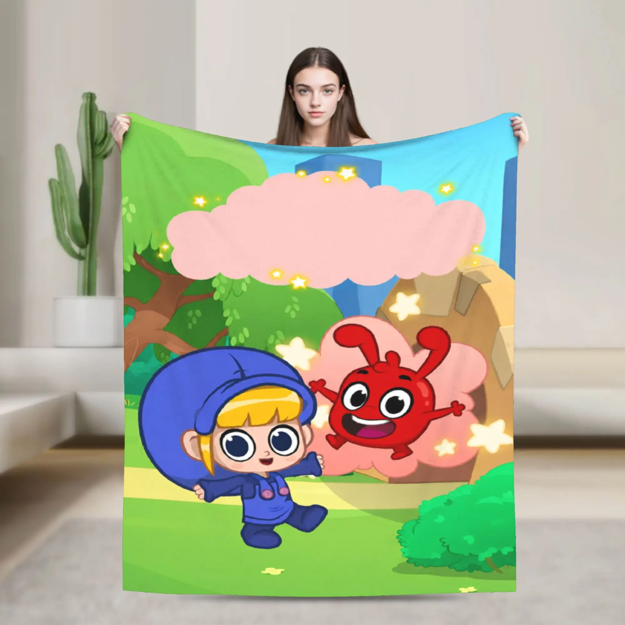 Comfort My Magic Pet Morphles Blanket Stuff Room Decorative  Throws And Blankets Lightweight Thin Fleece for Outdoor