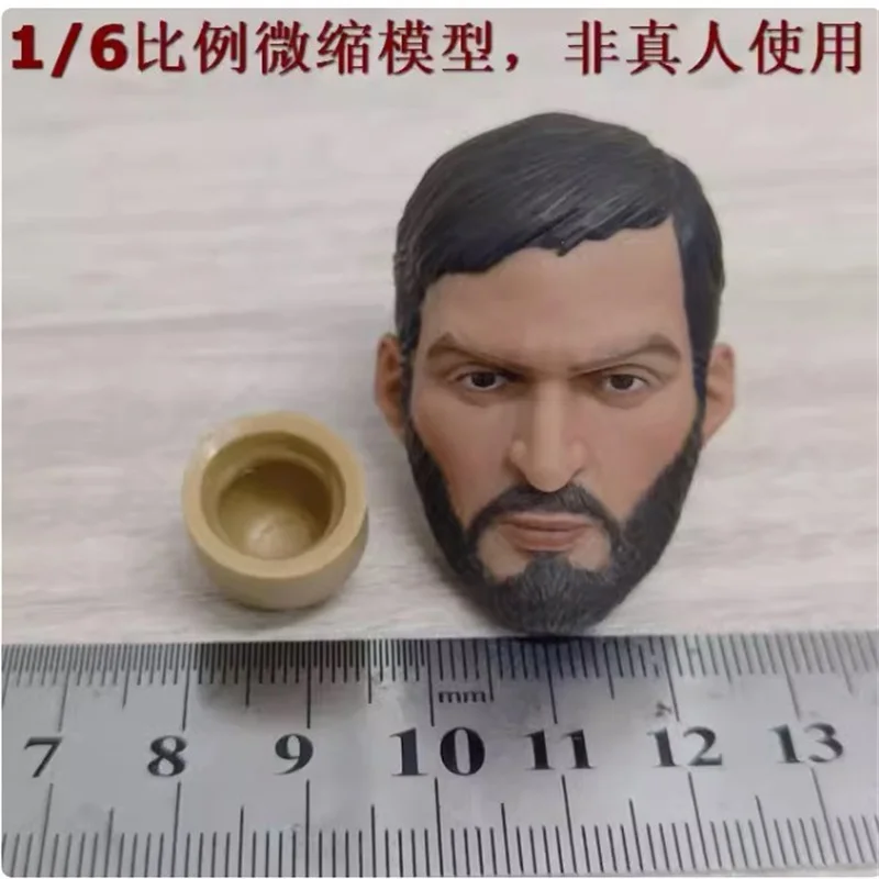 1/6 Soldier Accessories Big Beard Head Carving Model Toy Fit 12'' Action Figure Body In Stock Collection