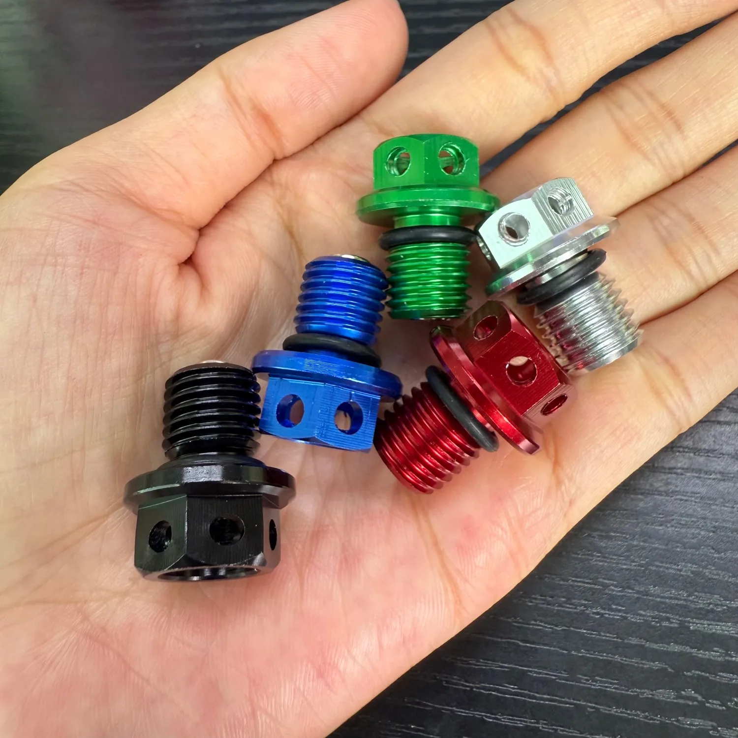1X M12x1.5 Magnetic Oil Drain Plug Bolt Screw Compatible with YZ 125 250 250X 80 100 400 400F 465 490 WR 250R 250X 200 500 YZF