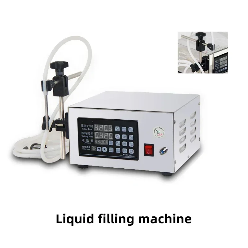 

Digital Control Liquid Filling Machine Edible Oil Water Drink Perfume Juice Beer Automatic Bottle Filler With Cleaning Function