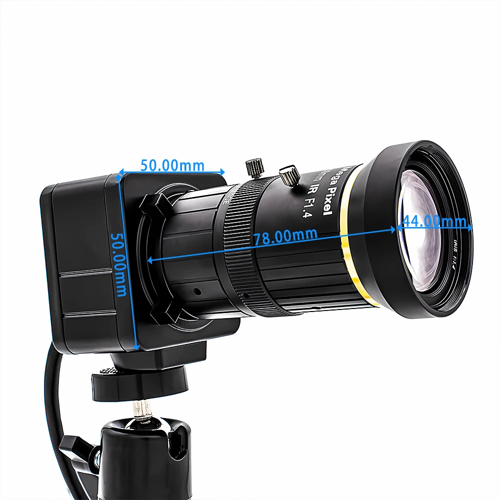 Cámara IP 4K POE IMX415 CMOS 3,6-10mm 5-50mm 8MP lente Varifocal caja de Metal soporte RTSP Onvif H.265 protección de seguridad cámara web HD