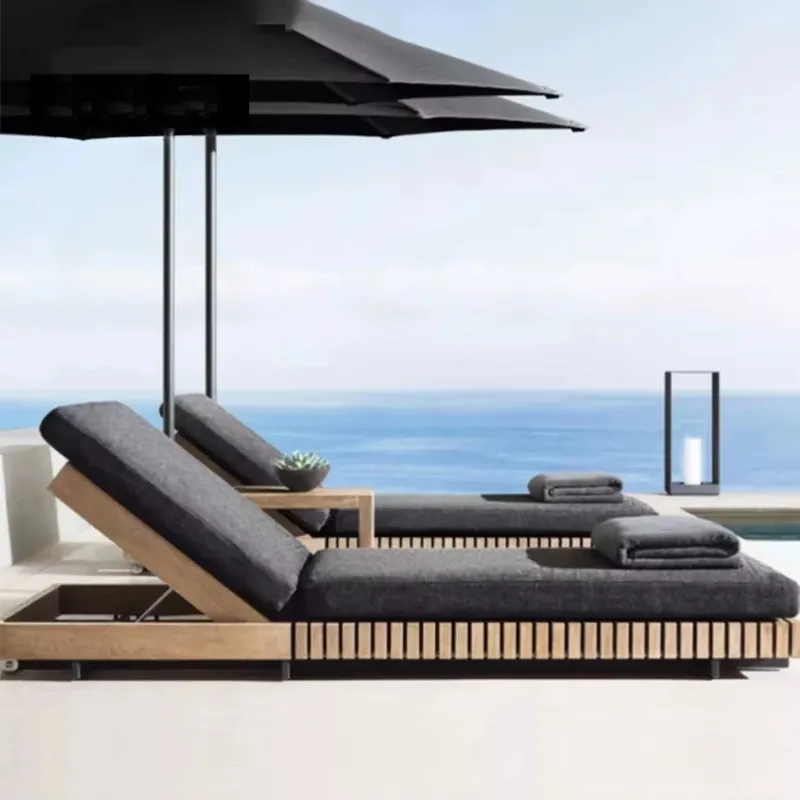 Outdoor Recliner Beach Swimming Pool Long Chair Furniture Lounger Lounge Chair for Pool