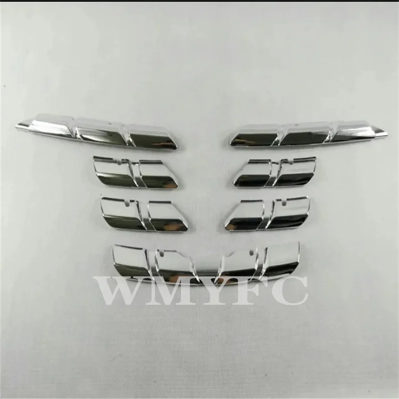 Fit For Renault Kadjar ABS Chrome Front Mesh Grill Bumper Cover Trim Insert Bonnet Garnish Molding Guard Protector 2016 2017