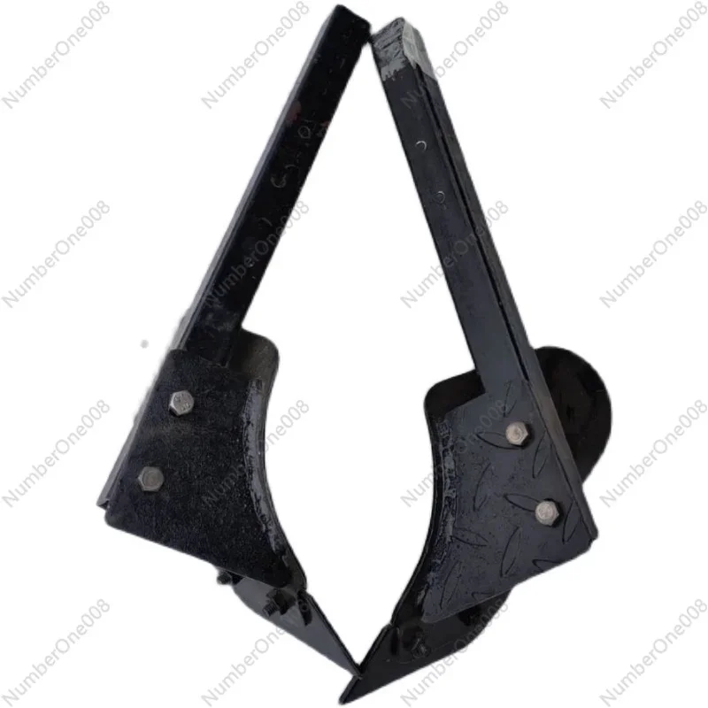 Walk-behind Tractor 4WD Mini Plow With Film Covering & Ditch Digging Function, Cultivator Harrow For Farming - MP-800X