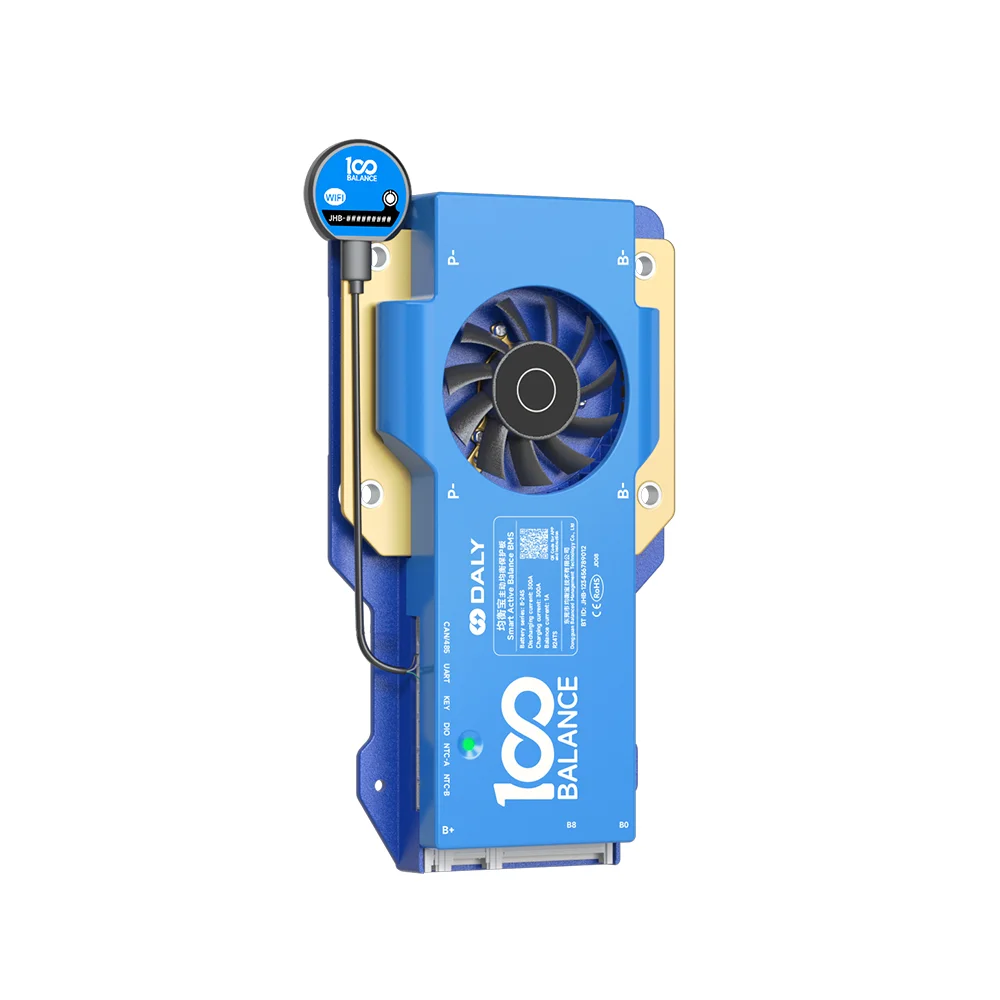 Daly 100 BALANCE BMS 4-24S 40-300A bms WIFI incorporado bt equilibrio activo inteligente 4-8s 8-17S 1A BT BMS bms Lifepo4 NMC Li-Ion