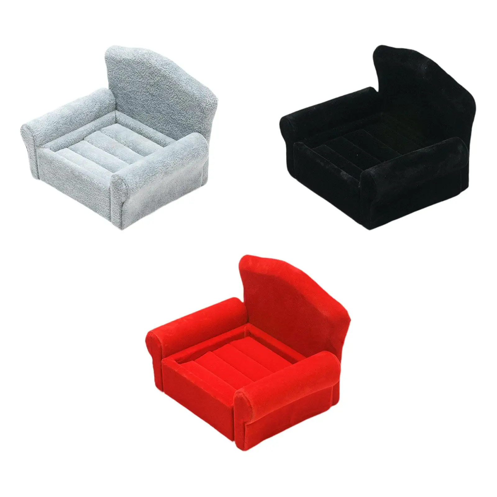 

Подставка для колец в форме дивана Поднос для колец для настольного туалетного столика