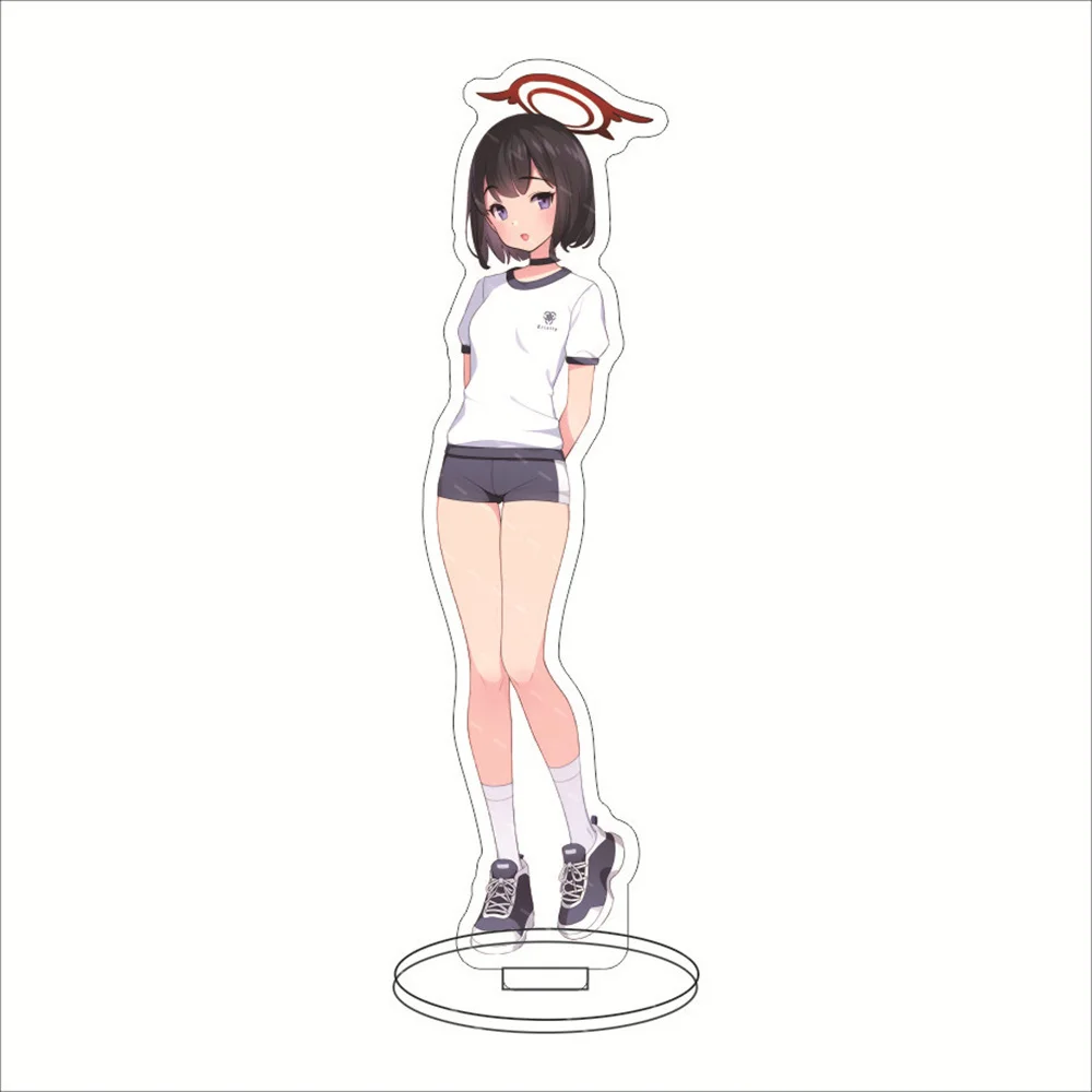 Blue Archive Hyakkiyakou School Hot Anime Acrylic Stand Characters Kasuga Tsubaki Waraku Chise Kuda Izuna Desk Display Standing