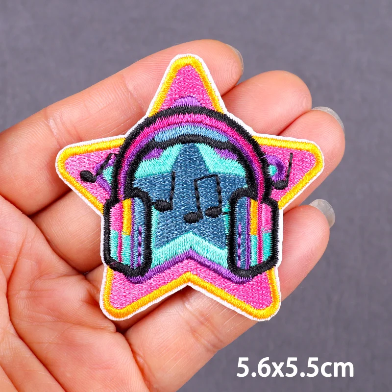 Patch de dessin animé mignon bricolage broderie fer sur patchs pour vêtements patchs thermoadhésifs sur vêtements pastèque chat autocollant de repassage