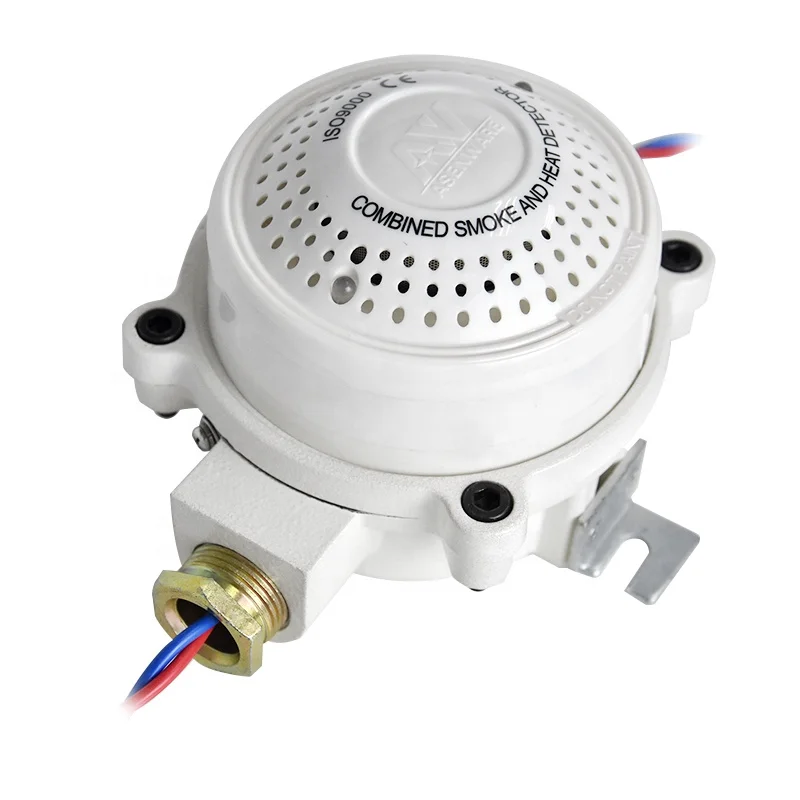 Explosion Proof Combined Heat And Smoke Detector Fire alarm