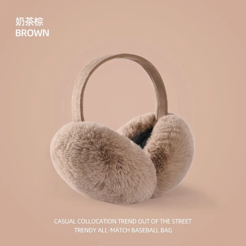 Winddicht Warm Halten Faltbare Ohrenschützer Pelz Kopfhörer Haarbänder Winter Warme Weiche Wolle Ohrenschützer Frostschutzmittel Gehörschutz Stirnband