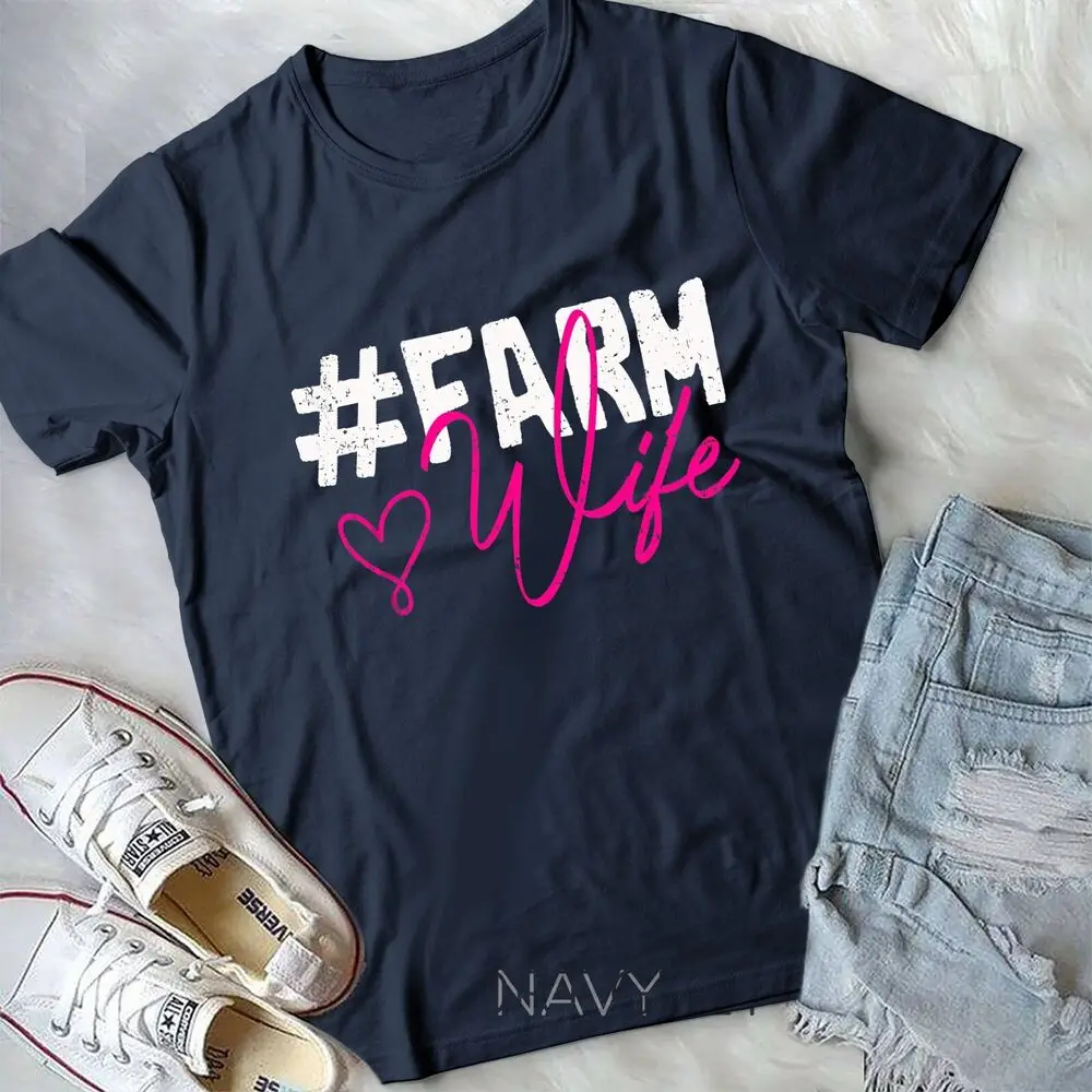 Farmers Wife Women Gift Farming Farmer T-Shirt Unisex T-shirt